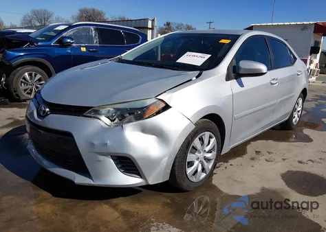 2016 Toyota Corolla Le z USA, uszkodzony, nr VIN 5YFBURHE4GP566728